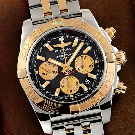 breitling chronomat 44 b01 gold|breitling chronomat 44 automatic.